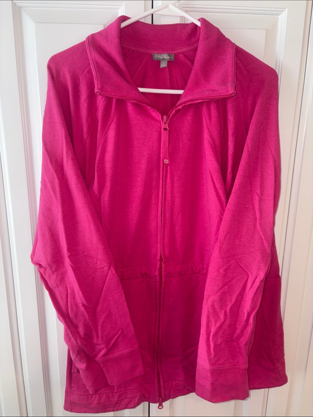 Talbots Hot Pink Zip-Up Jacket